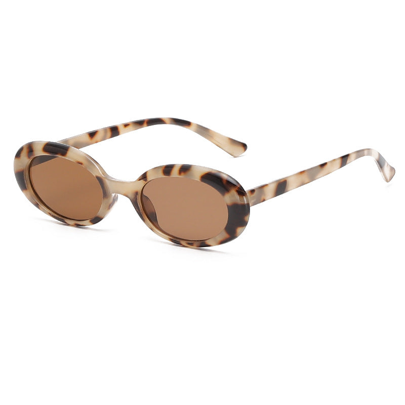 Venta al por mayor Gafas de sol unisex con marco pequeño ovalado para PC
